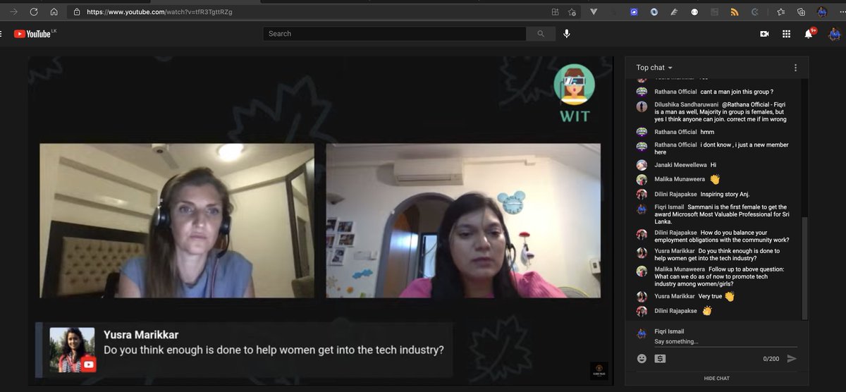 HansamaliGamage's tweet image. Thank you very much for spending your valuable time to encourage and motivate more ladies into the tech field #community #techgirlsl #girlspower #WomenInTechnology 
@fuzzymind1 @anjCerbolles
