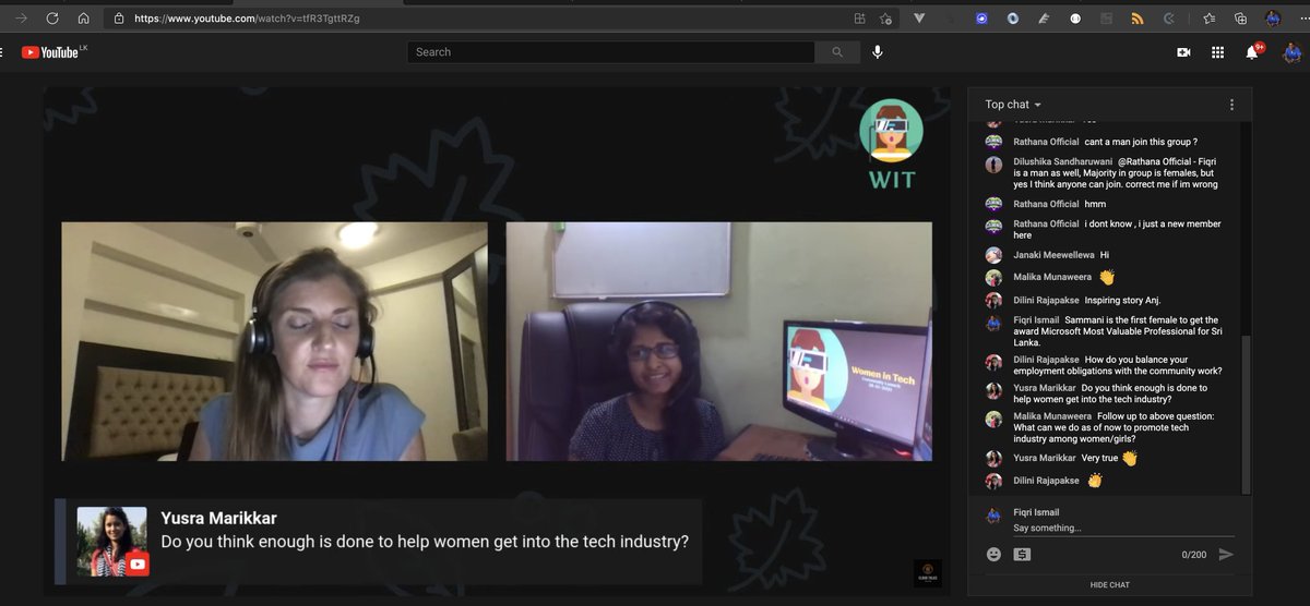 HansamaliGamage's tweet image. Thank you very much for spending your valuable time to encourage and motivate more ladies into the tech field #community #techgirlsl #girlspower #WomenInTechnology 
@fuzzymind1 @anjCerbolles