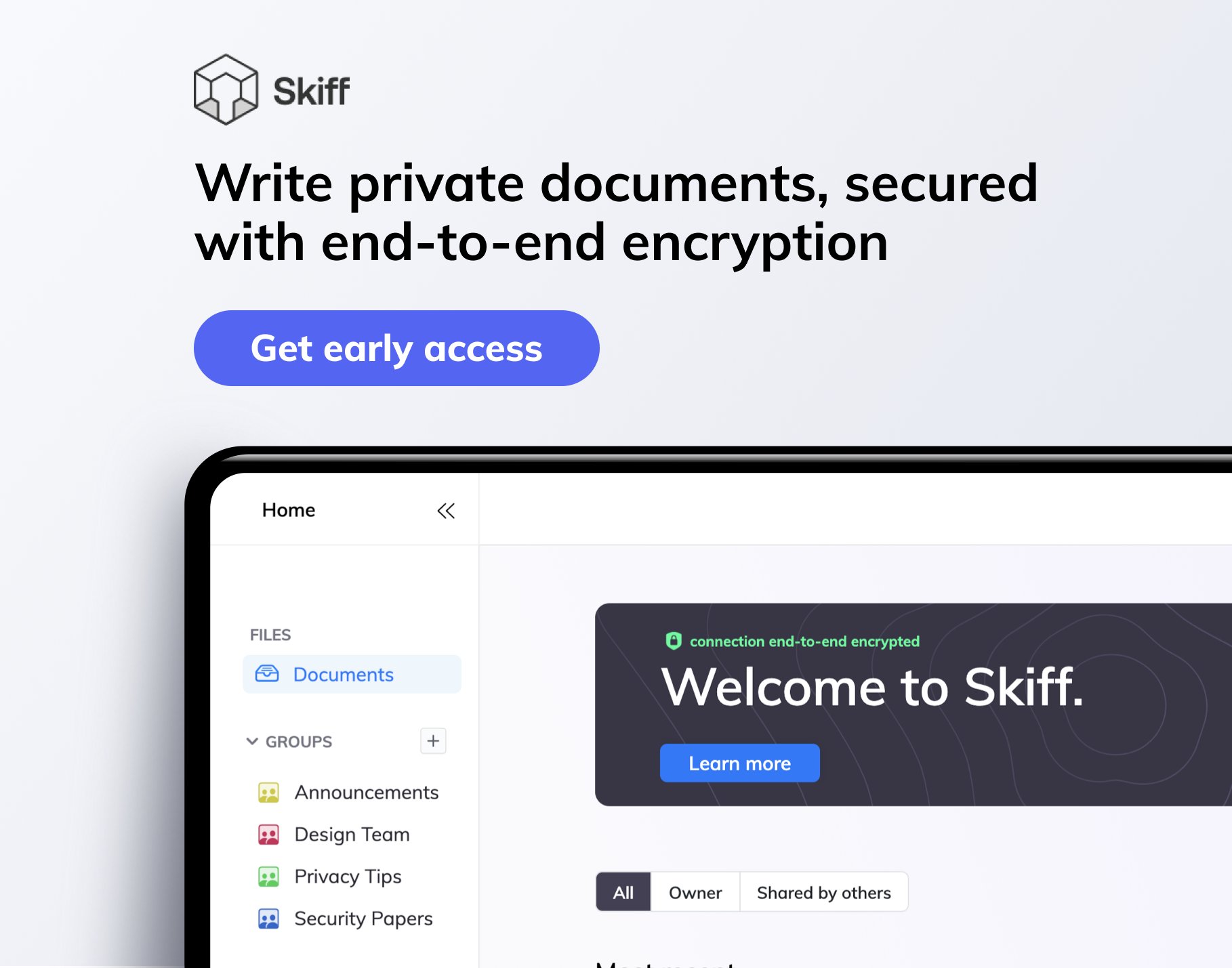 Skiff on Twitter "Keep your private documents private. Skiff is making