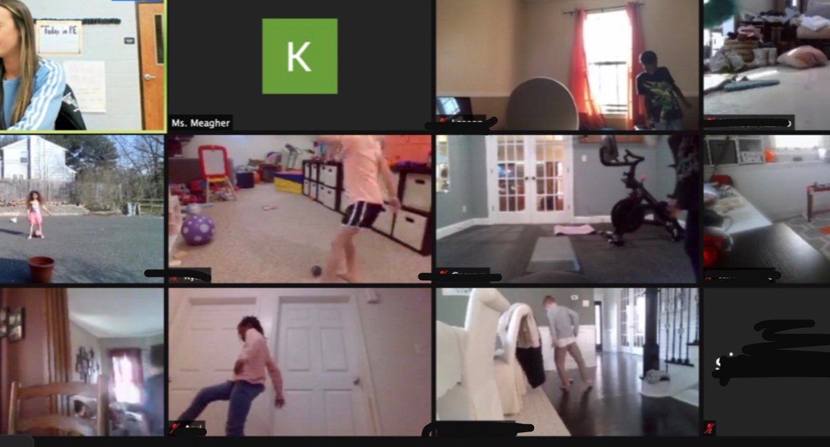 Second graders have been hard at work completing mini challenges that work on agility, strength, reaction time, and more! #PhysEd