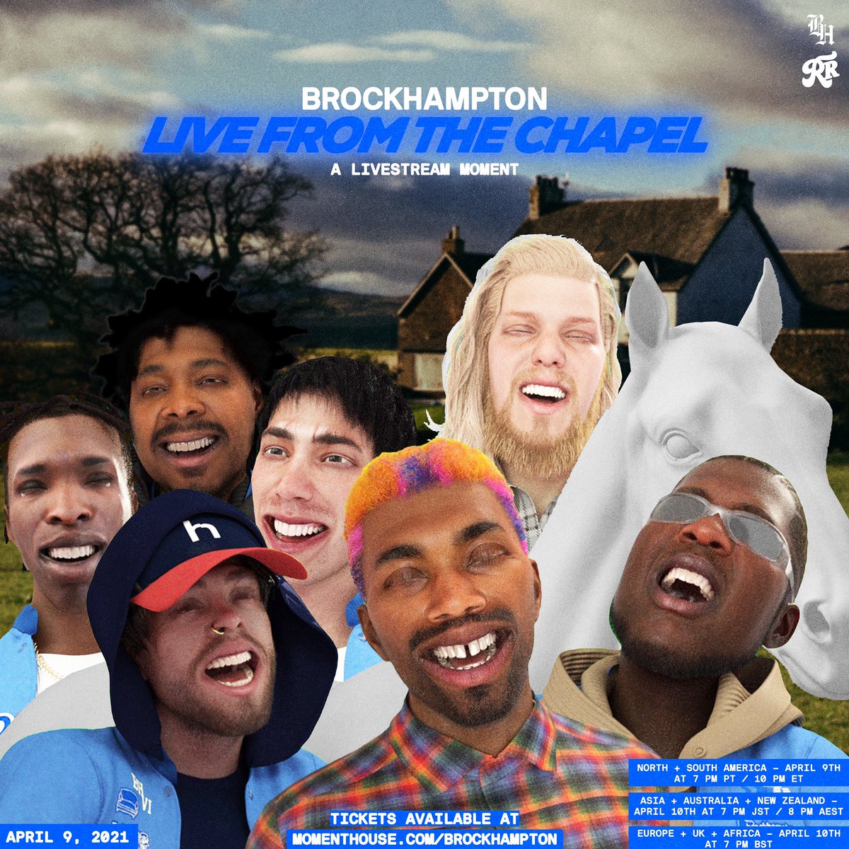 ROADRUNNER: NEW LIGHT, NEW MACHINE release show. April 9th.

momenthouse.com/brockhampton