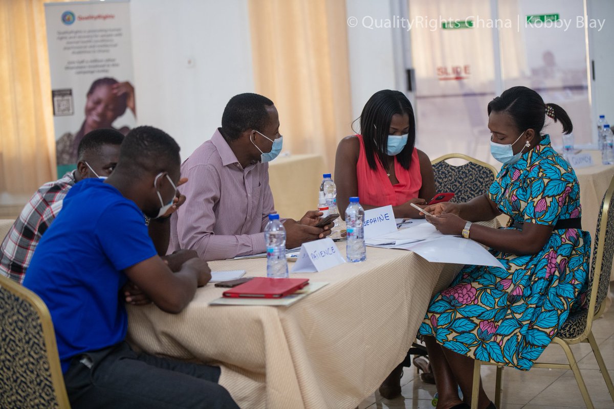 QRGhana's tweet photo. 6/6..Then finally Day 5 came where the training focused on how to Create mental health and related services free from coercion, violence, and abuse. Thank you for all the Likes, Retweets, and Comments..keep doing more #qrface2face #qualityrightsgh https://t.co/87qOBs7d0h