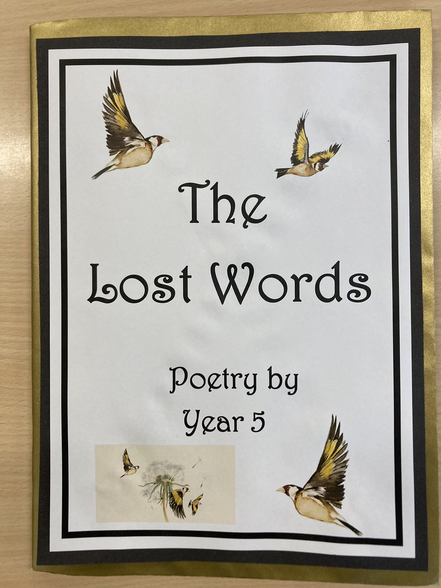 katy_tumber's tweet photo. Blown away by my Year 5’s poems inspired by ‘The Lost Words’ by @RobGMacfarlane and @JackieMorrisArt https://t.co/GFDaIwTuqz