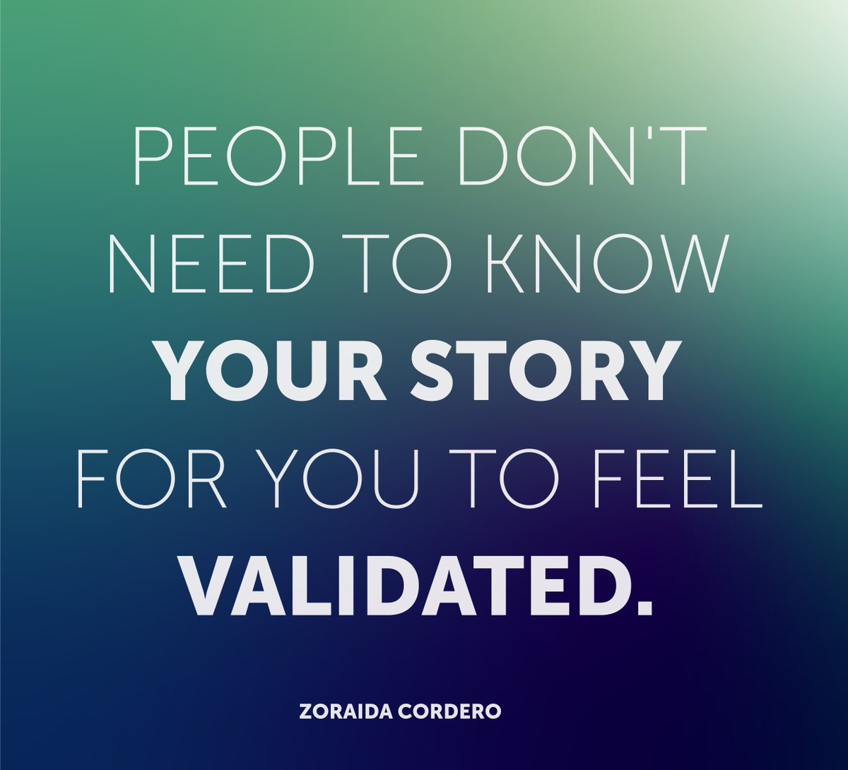 ourwordsheal's tweet photo. Powerful words from a powerful woman ✨👏🏽  @ZicX3ll. Have a meaningful day and make sure to check out all the incredible work Zoraida is doing @PromiseCorpsPHL for the West Philadelphia community. https://t.co/9KJXlJvROc