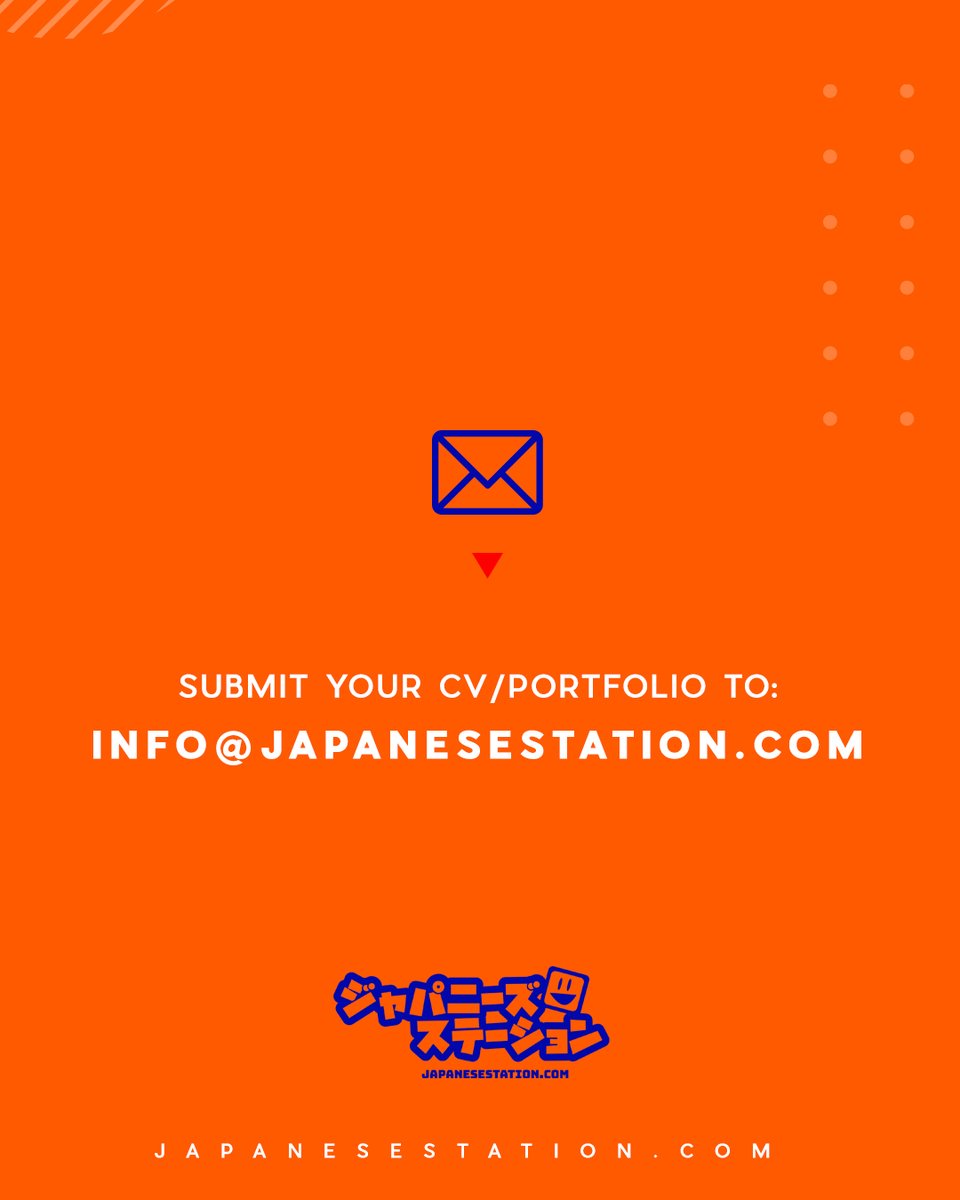 JapaneseStation's tweet photo. Halo semuanya, Japanese Station membuka kesempatan untuk kalian yang tertarik dengan Japanese Culture untuk gabung dengan #JSTeam! 😊

Bagi kalian yang memiliki minat bekerja di media dan memiliki kualifikasi terlampir, kami tunggu ya email kalian sampai dengan 31 Maret 2021! 😄 https://t.co/52wlPxtS5e