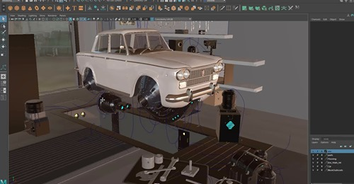 MyOhMaya1's tweet photo. Check out the new Sweep Mesh tool in Maya 2022.  Happy to fulfill a long standing user feature request from Maya modelers. #maya3d https://t.co/FSWRNvOnhj
