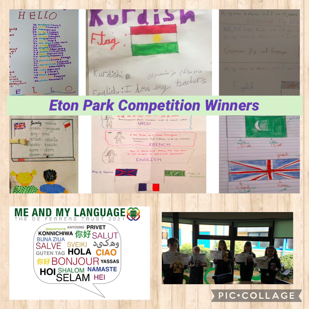 Well done to the amazing children who entered the Me And My Language competition <a href="/EtonParkJunior/">Eton Park Junior</a> <a href="/LansdowneInfant/">Lansdowne Infants</a> we had over 50 entries! #workhardbekindchoosewisely