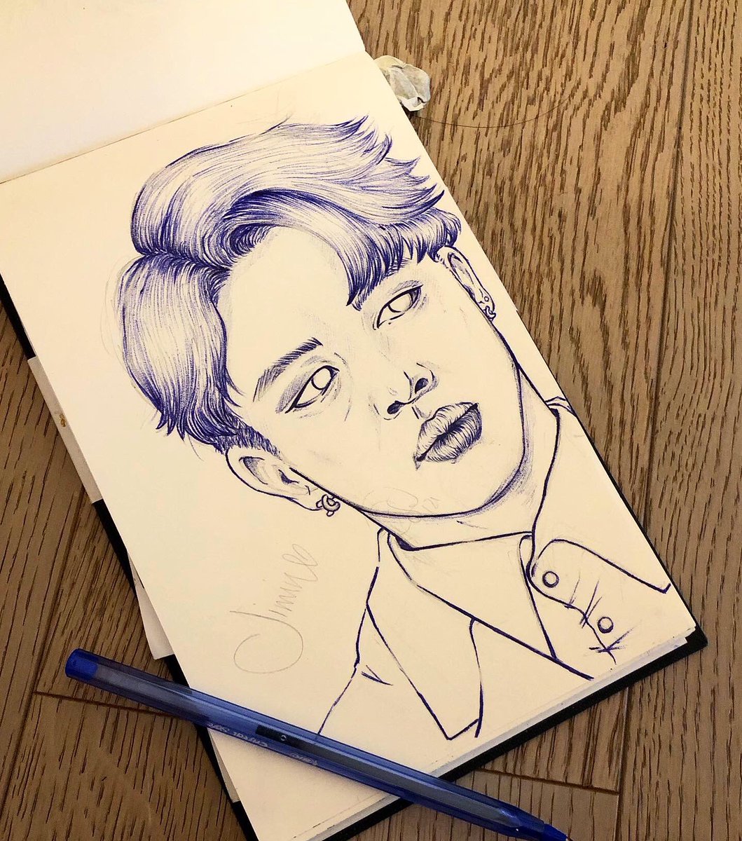 ChantalSonia1's tweet photo. Jimin 🌸  @BTS_twt @bts_bighit #jimin #parkjimin #mochi #Jiminie #bts #bangtan #bangtanbomb #BangtanSonyeondan #btsart #btsfanart #jiminart #jiminfanart #pen #sketch #sketchbook #csbart #art #army #btsarmy #italianarmy https://t.co/TQ1rulX7kG