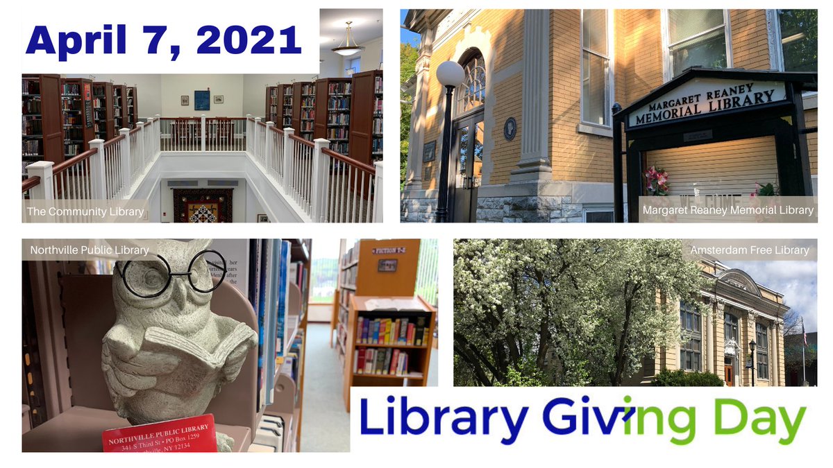 Library Giving Day, April 4, 2023  Foundation for Mohawk Valley Libraries