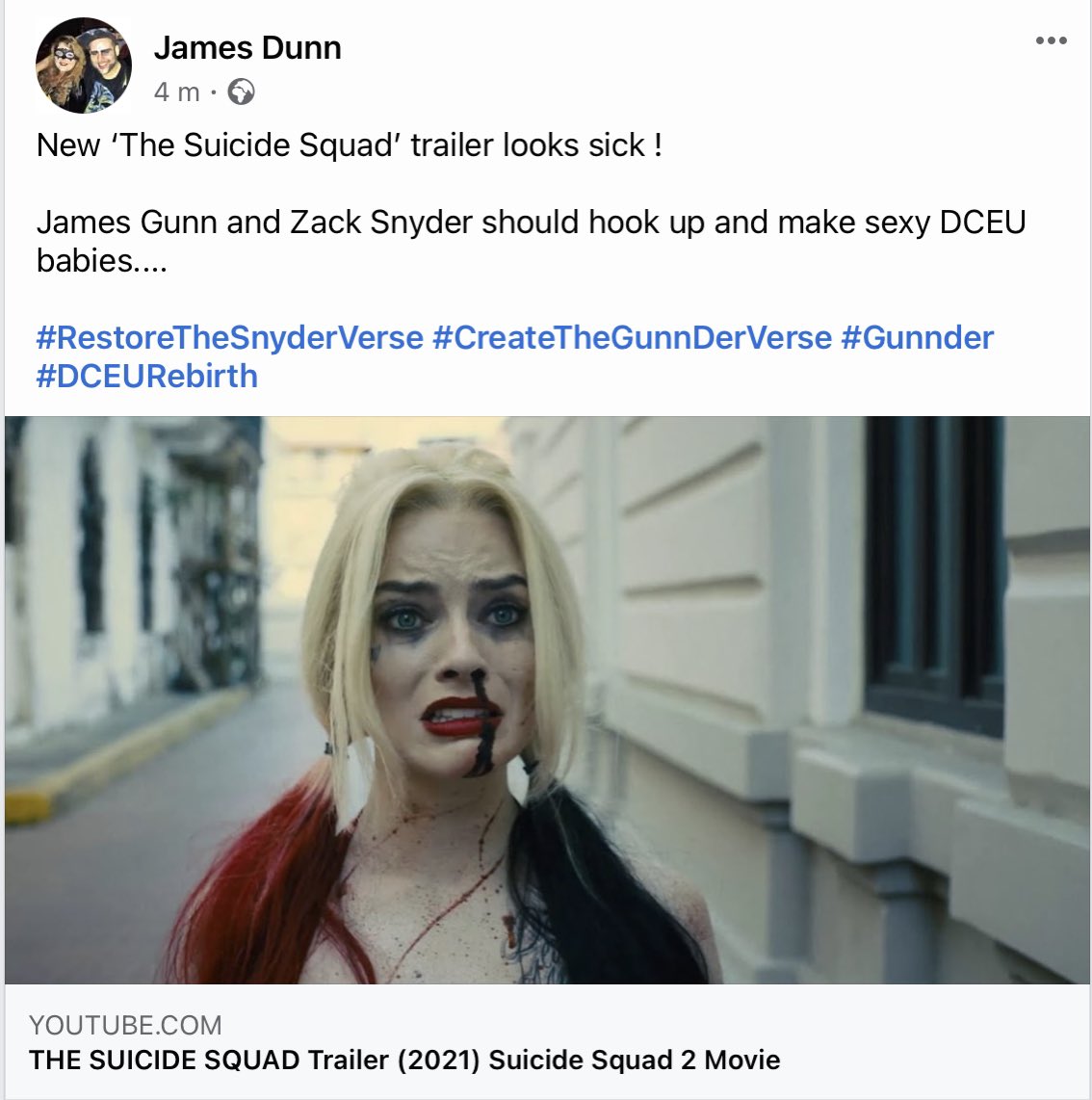 PrivatePoetry's tweet photo. Am I wrong though ?
@ZackSnyder @JamesGunn ...please... make it happen
#TheSuicideSquad #ReleaseTheAyerCut #RestoreTheSnyderVerse #CreateTheGunnDerVerse @TheDCUniverse @DCEUPosts #dceu #DCEURebirth #IStandWithRayFisher https://t.co/6RJ9tpPx60