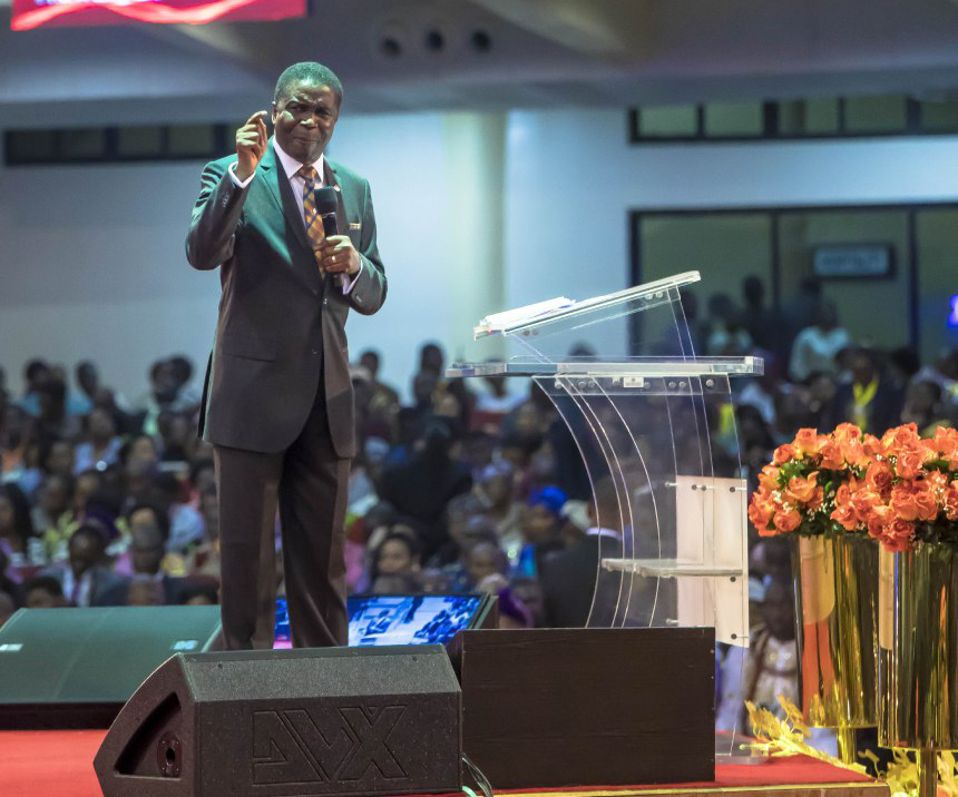 ft_canaanland's tweet photo. When the devil tries to intimidate you by showing or telling you some negative things through your mind, intimidate him with the creative Word of Life! 
- Bishop David Abioye
@bishopdoabioye https://t.co/Tl85FzA4le