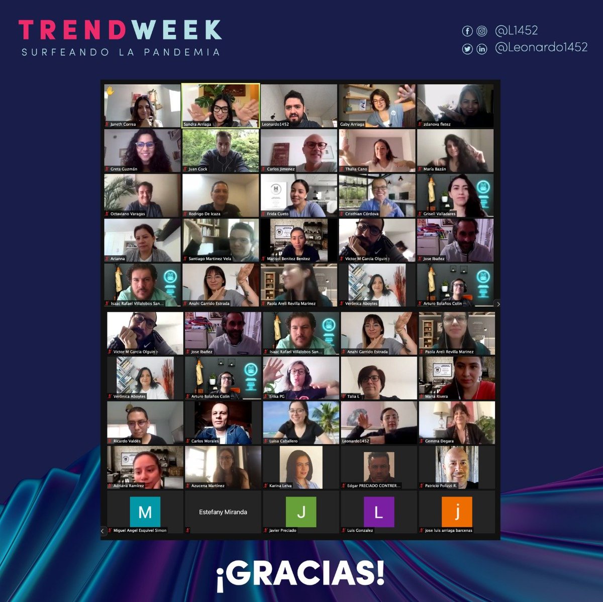 criscordo's tweet photo. Surfeando la Pandemia #TrendWeek De verdad el mejor curso que he tomado durante toda la contingencia. Muchas gracias @Leonardo1452 @gabysun #NearFutureThinking https://t.co/1D92nOeE1H