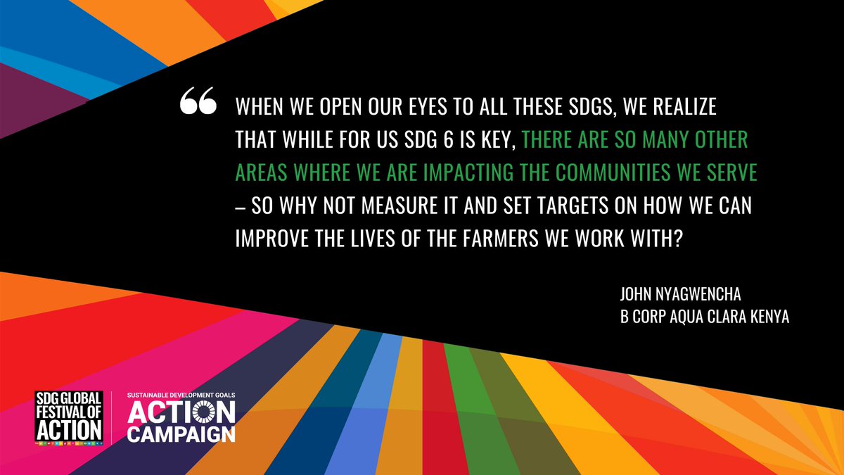 BCorpEurope's tweet image. Wrapping up the week with a great session at the @SDGaction Festival! We discussed how businesses of different sizes across sectors can use the #SDGActionManager to take action on #SDGs &amp;amp; realize they are making an impact in more ways than one!

#BCorp @AquaClaraKenya