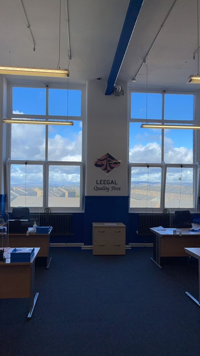 Thanks to Samantha at Leegal Contracts for this amazing picture.  This is their new studio in #Mileendmill #Paisley.  #officestolet #renfrew #abbeymill