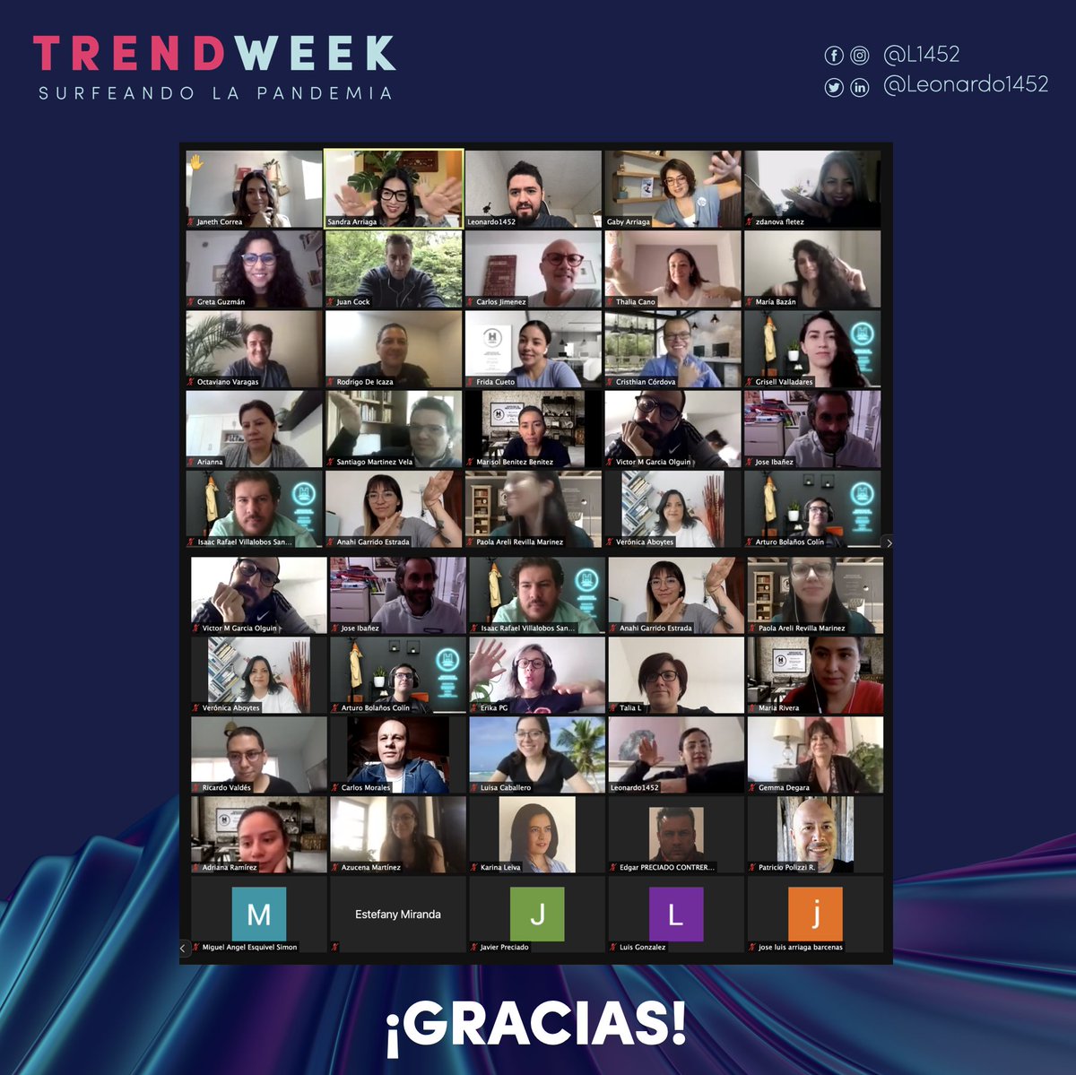 Leonardo1452's tweet photo. ¡Gracias por una semana increíble! #TrendWeek
#NearFutureThinking Esperamos verlos en el futuro cercano. https://t.co/Xzo0sWUud5