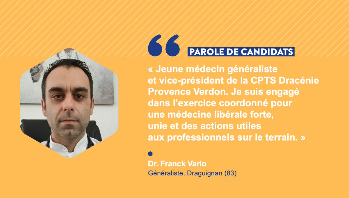 FmfSud's tweet photo. 🗳️👩‍⚕️#URPS2021 🧑‍⚕️🗳️

#IlsSengagent

Découvrez le témoignage de 4 de nos candidats de la liste #FMF pour la région #PACA ! 

#ExerciceCoordonné #MédecineLibérale
#FMF2021

Nos professions de foi #Généraliste #Spécialiste : 📝https://t.co/QvmSJmcEta https://t.co/Ebd0aekCnm