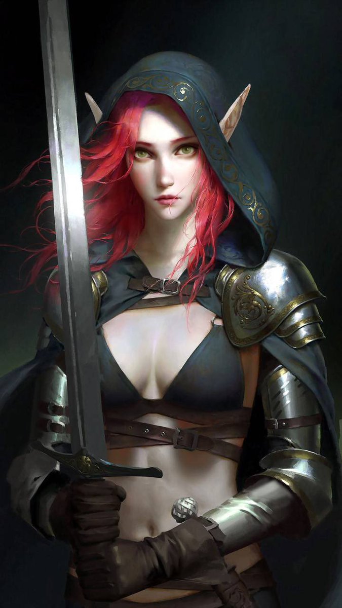 SystemKnownAs's tweet photo. Meet Freyja

Freyja is an intense ass woman. She’s an alter and protector in my system. She’s gone through a few appearance changes while being in my system but she’s always a fiery Elven badass each time. She’s passionate and loyal and definitely doesn’t tolerate bullshit. https://t.co/I7ofkQ0G6l