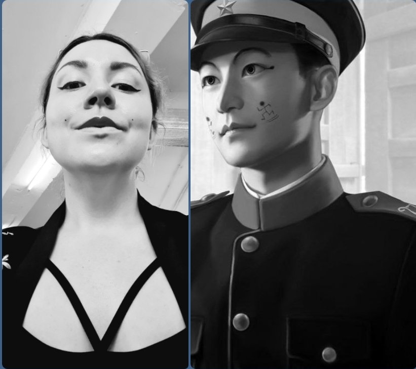 Anushka100500's tweet photo. Cheap office cosplay
/Косплей левой пяткой🦵
#ゴルデンカムイ #usami #7division #cosplayergirl https://t.co/fMwa8gVpwp
