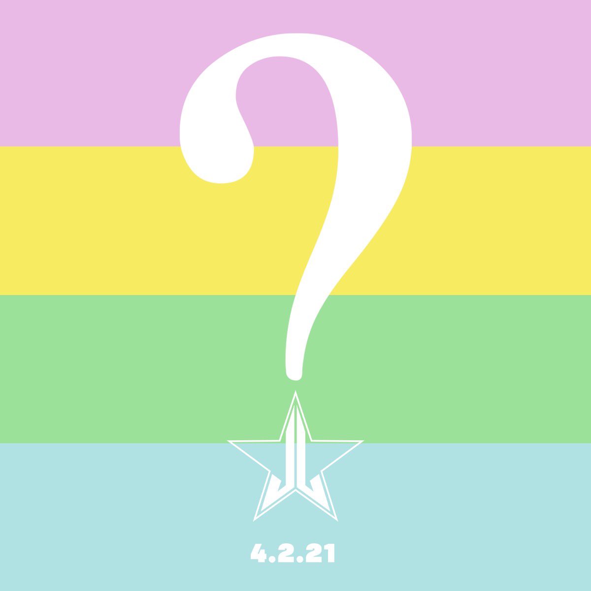 JeffreeStar's tweet photo. DON’T BE LATE... 💜🌸💛💚 My iconic #MysteryBoxes are finally BACK. 

 ⭐️ 4/2/2021 ⭐️ https://t.co/QuLPX4Tay3
