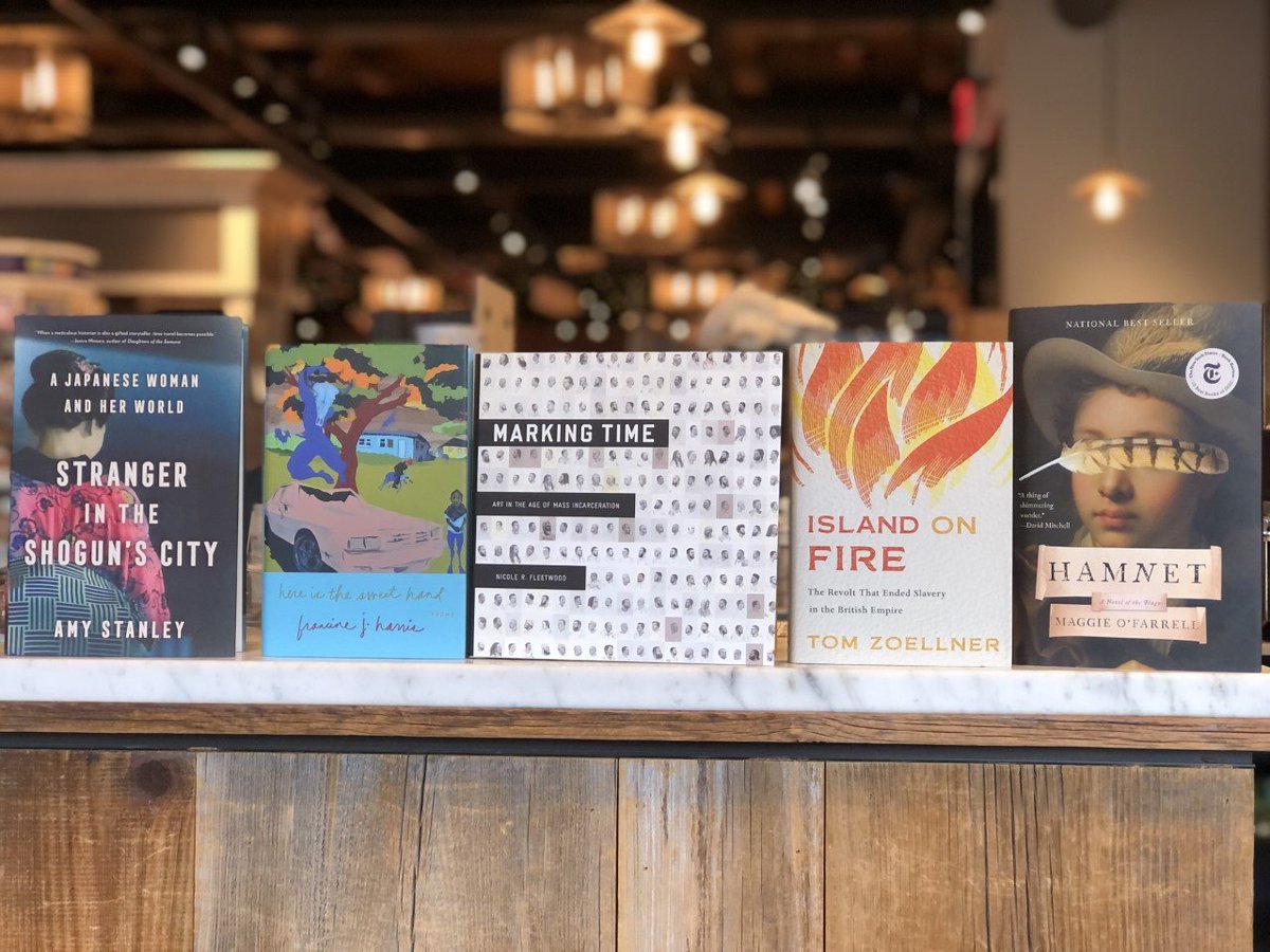 unlikelybkstore's tweet photo. The @bookcritics awards were last night. Congratulations to all the winners. These books are all amazing! Shop these #awardwinners in store or online at https://t.co/9JPNpPDv2Y @astanley711 @francinejharris https://t.co/hZiJ8zmi2w