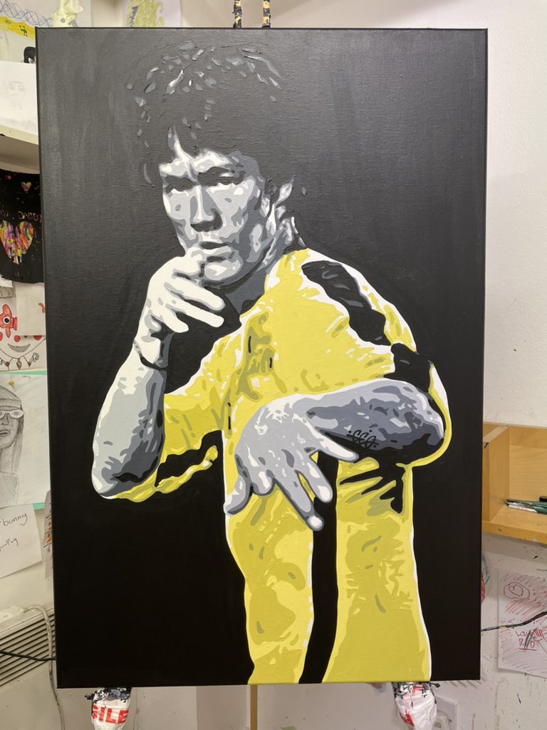 geokoart's tweet photo. Bruce Lee
3ft x 2ft original painting #brucelee #enterthedragon #geokoart #geothomson #art #painting #mma #ufc https://t.co/K0p8KxK7mj