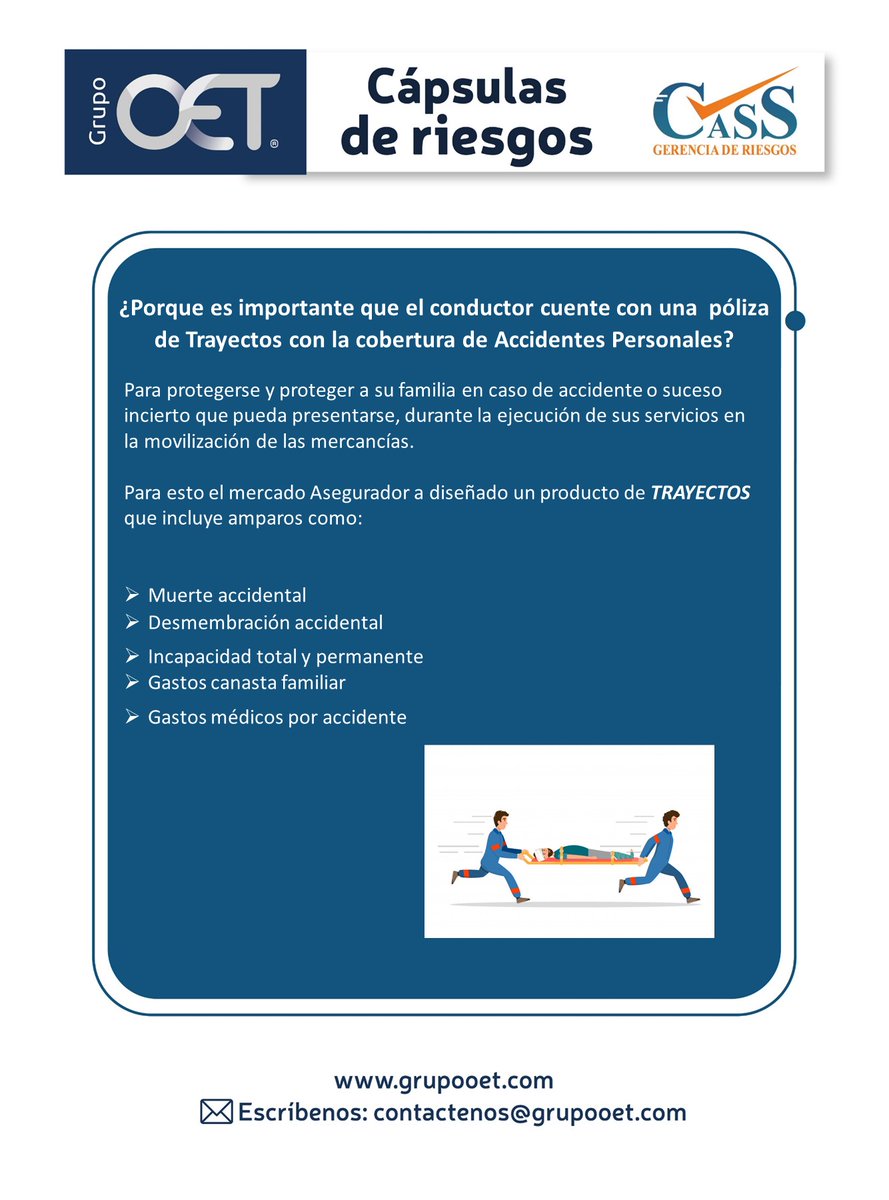 CasSRiesgos's tweet photo. Compartimos nuestra quinta cápsula de riesgos para el año 2021. Información importante para ustedes!
#programaCASS
#cadenadesuministrosegura
#unasolucióninfinitasposibilidadesoet
@GrupoOET https://t.co/Uyo7ltW5Io