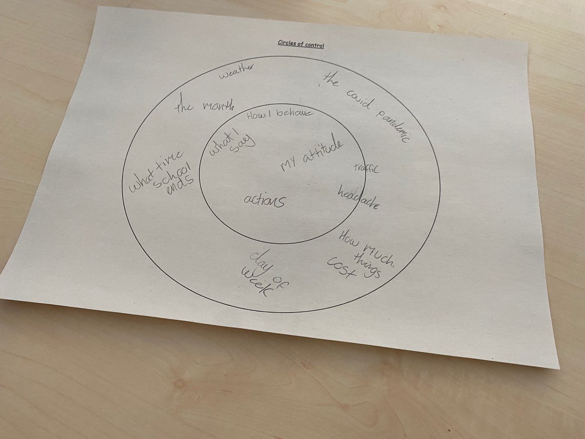 SchoolHillside1's tweet photo. #P6Dhillside learning about the #circlesofcontrol from @BritishRedCross โญ๏ธ Yellow hoop if you canโt control it; red if you can! ๐ค https://t.co/vXNgr2cZXS