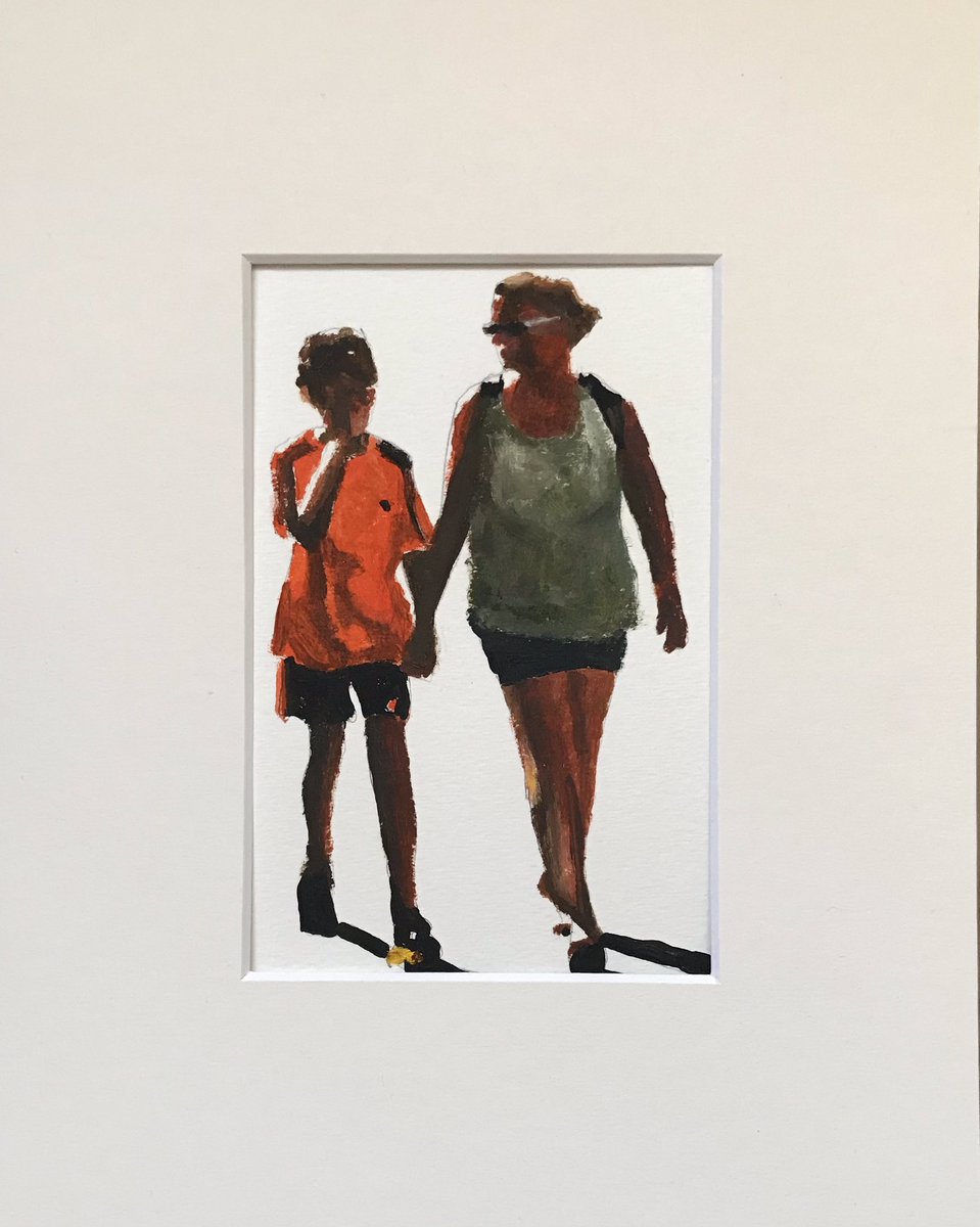 JohnCameronArt's tweet photo. “Mum &amp; Son”, oil on paper, 10” x 8”, 2021. https://t.co/VXWehWSdfJ **Bid £0.99 start ** #mum #son #mumandson #mom #family #walking #summer #memories #Summer2021 #summer #oilpainting #contemporarypainting #impressionism #ArtistOnTwitter #artofinstagram #art #artoftwitter https://t.co/Tga2y4UoYB