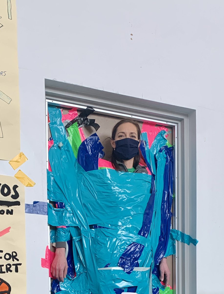 KelliFallsChoir's tweet photo. Mr.Zajas and Mrs. Poelke duct taped to the wall.  7th grade Middle Survivors raised $307.  And 7th grade Middle Survivors raised $178!!!!  Well done Middle Survivors!!! https://t.co/DVxbqVTI1s