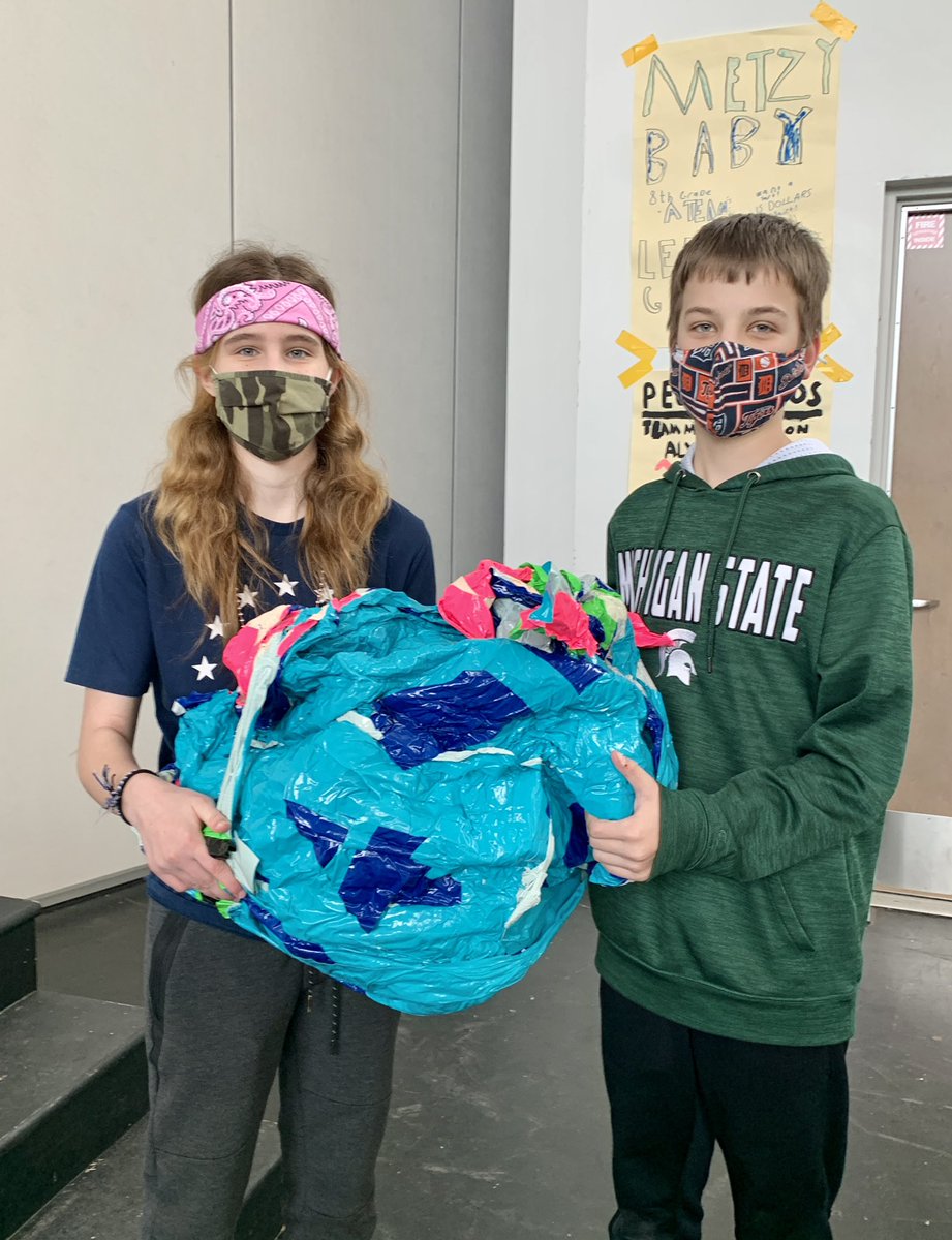 KelliFallsChoir's tweet photo. Mr.Zajas and Mrs. Poelke duct taped to the wall.  7th grade Middle Survivors raised $307.  And 7th grade Middle Survivors raised $178!!!!  Well done Middle Survivors!!! https://t.co/DVxbqVTI1s