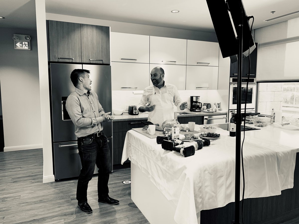 #filming for our #IndustryPanel #virtualevent taking place on March 31 at 12pm --> "guest appearances", tips on how to cook with power tools and special segments included! Click here to register: bit.ly/3dfwl1E