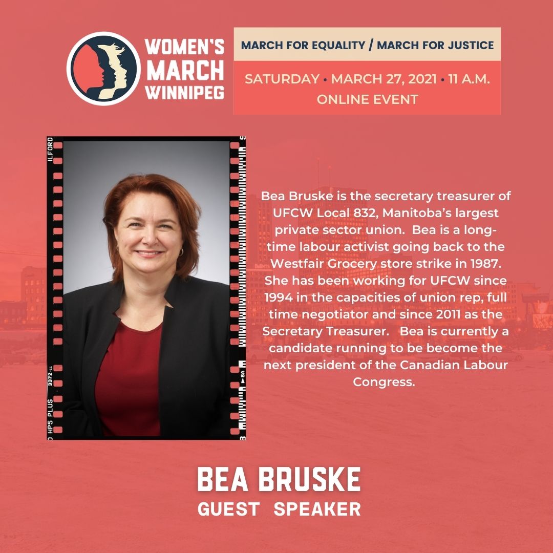 WinnipegMarch's tweet photo. Meet our final speaker: Bea Bruske (beatrice_bruske) https://t.co/itKpcFpKxV