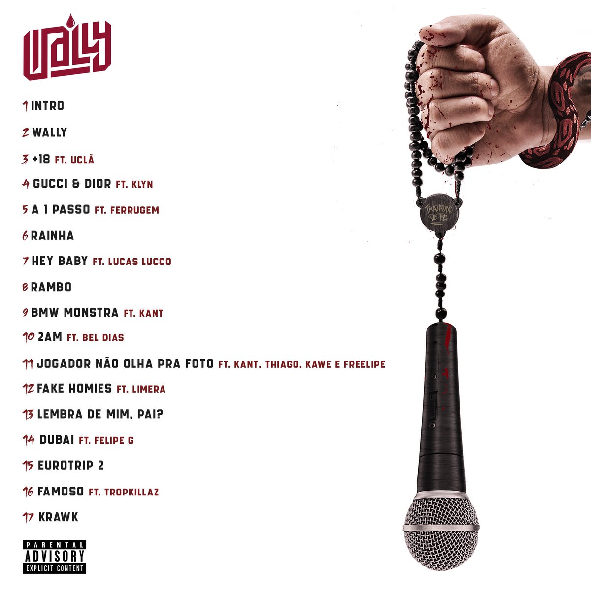 Tracklist Oficial do Álbum Wally🩸

Pra qual dessas vcs tão mais ansiosos família??? 

Comenta ai!