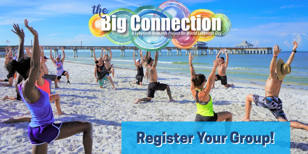 LegacyLabyrinth's tweet image. Register your #yoga or #mindfulness group for the Big Connection #labyrinthresearch project happening on #WorldLabyrinthDay - May 1.  
LegacyLabyrinthProject.org - click on the Big Connection
#Labyrinths