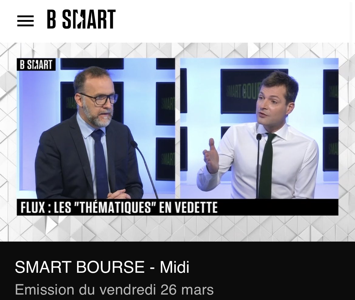 PortzamparcBNPP's tweet photo. [Actu Media] 
« On est entré dans une phase de normalisation » Vendredi 26 mars @GregoireFavet reçoit @B_Lamielle pour @B_SMART_TV 

👉 https://t.co/53YUFaaNWZ
#Bourse #Trading @Portzamparc_AM https://t.co/wB87T3chbu
