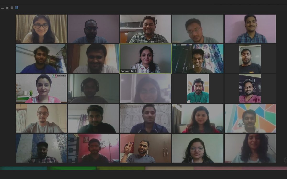 ravipsingh019's tweet photo. Our monthly virtual meet &amp; greet with some fun and activities

#bugendaiohana #bugendaitechintern #virtualmeetandgreet https://t.co/ljm3ih3QVD