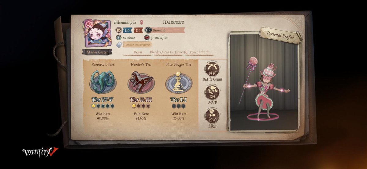 himik0w0's tweet photo. I'm playing Identity V. Fancy a game? https://t.co/fm91KxHlIH
