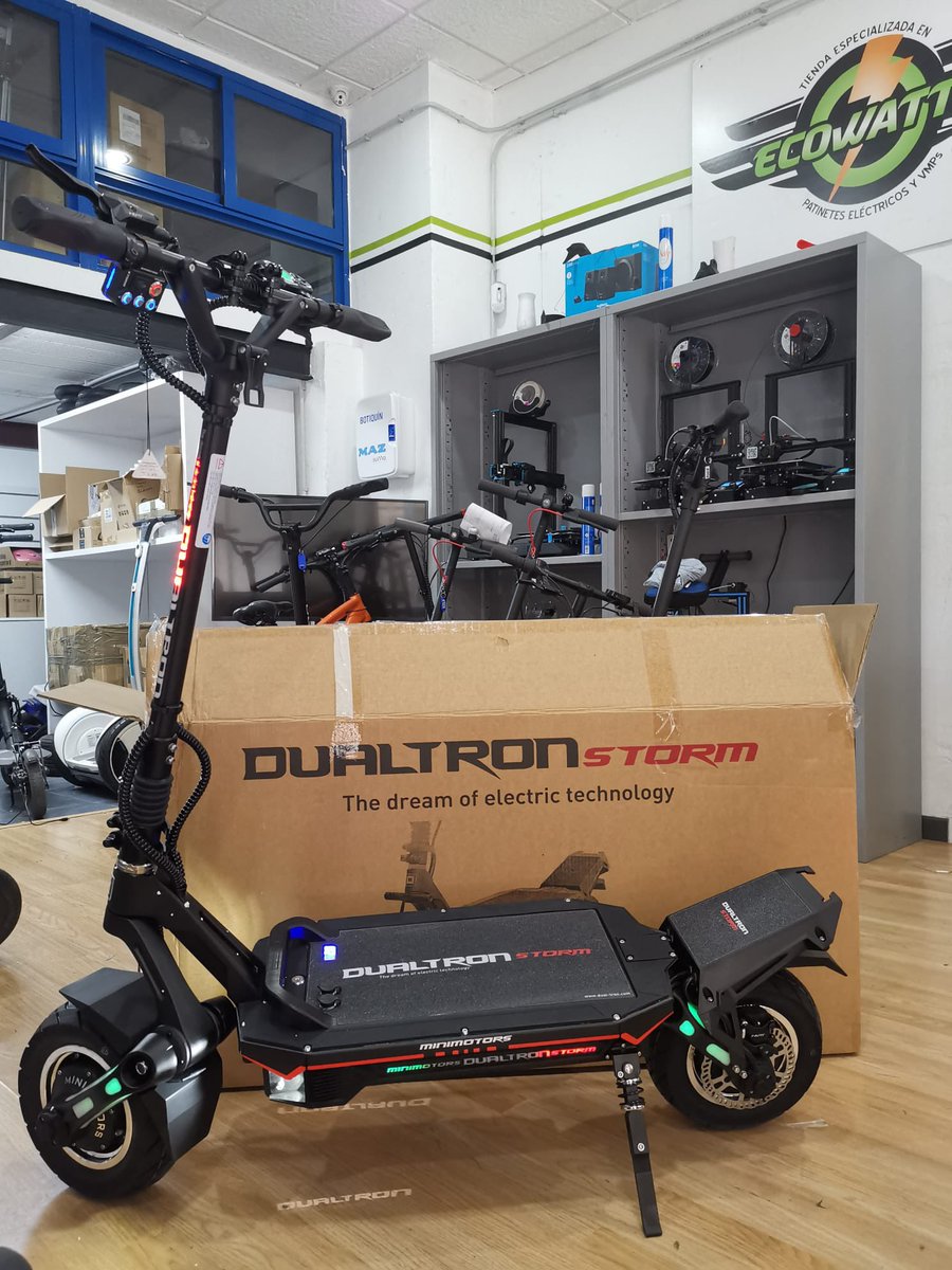 EcowattsS's tweet photo. Hoy hemos recibido el Dualtron Storm, una máquina simplemente maravillosa 😍 https://t.co/fUHhvENnma