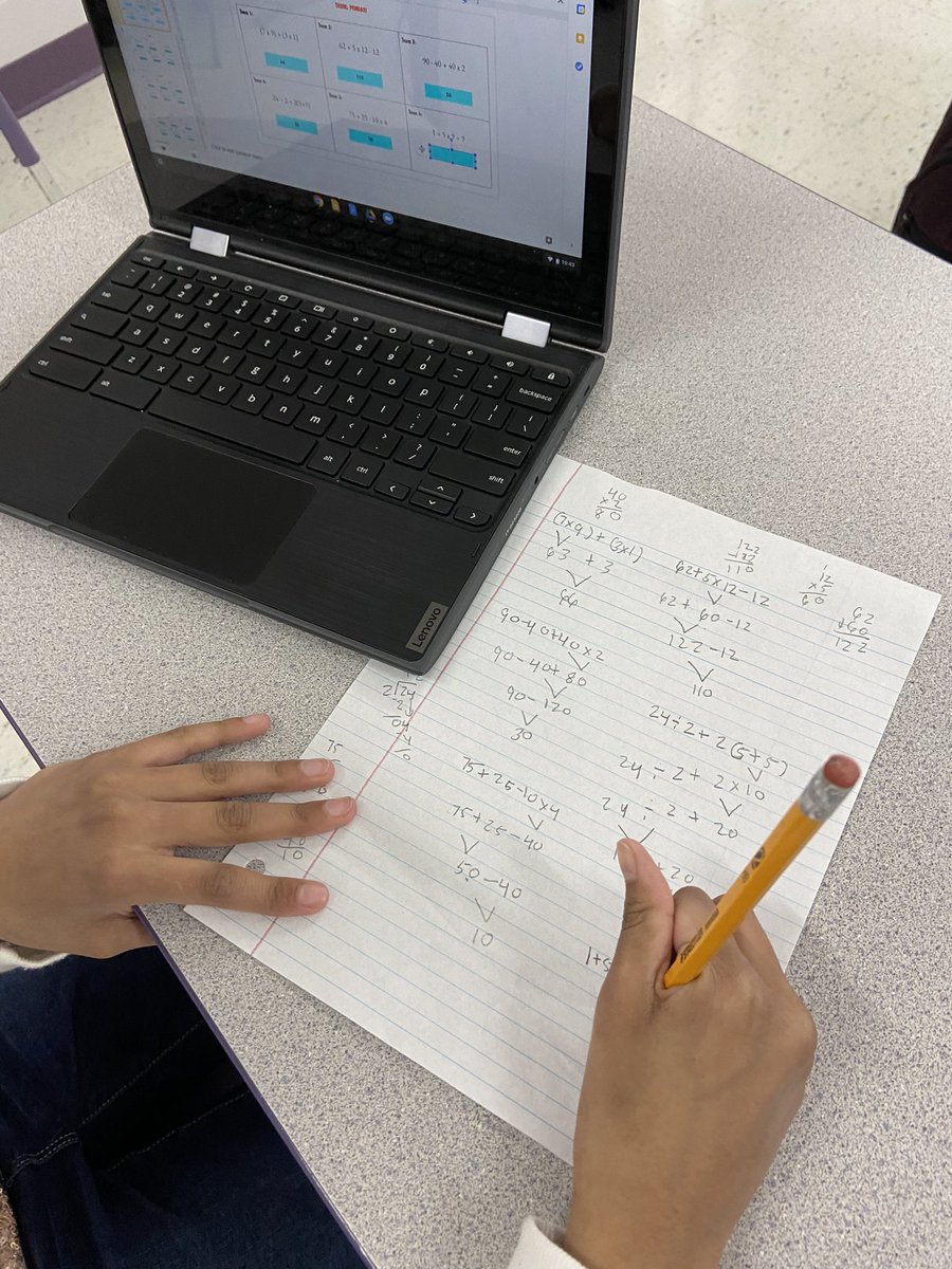 MrsBrownSWL's tweet photo. Last day before break we are learning about March Madness and completing our brackets using Order of Operations! So proud of our students showing their work! https://t.co/xJ0PtZXEN5