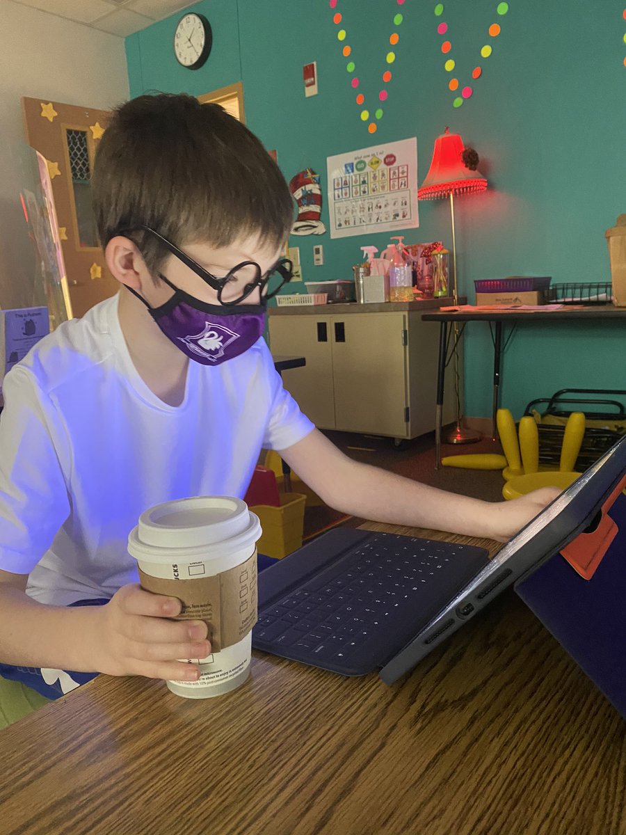 Research is so much better with research glasses and Starbucks. 🤓(disclaimer: Starbucks cups with water😜) Thank you @libraryjunkie1 for guiding our ERE kids on their animal presentations. ♥️ <a href="/EagleRidgeKISD/">Eagle Ridge KISD</a> <a href="/kisdlit/">KellerELA</a>