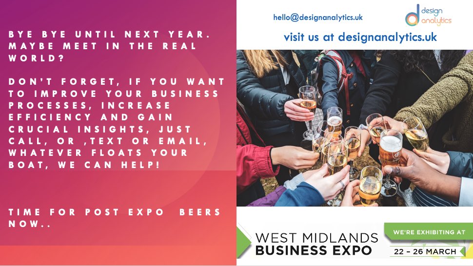 stephensilk's tweet photo. Big shout out to @StaffsChambers their part in organising this years (Virtual) West Midlands Business Expo thank you all :-)
Time for beers now
#businessapps #wmexpo #UntilNextYear https://t.co/8cy7L0Ez0g