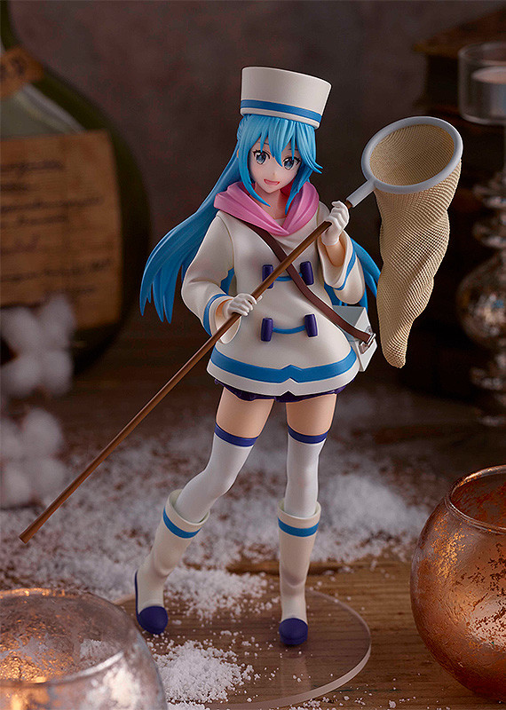 animetrends's tweet photo. Good Smile Company anunció el lanzamiento de una figura de 185 mm de la línea de productos POP UP PARADE basada en Aqua de la franquicia de "Kono Subarashii Sekai ni Shukufuku wo! (KonoSuba!)" para julio de 2021. Tendrá un precio de 3,900 yenes (37 dólares). #konosuba https://t.co/Jd5cExM0ru
