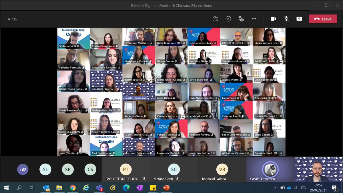 Si è conclusa oggi la 23a edizione di #PalestreDigitali!
Gli studenti hanno presentato il loro #ProjectWork ad un attentissimo uditorio virtuale, complimenti a tutti i #talenti che hanno preso parte a questa nuova edizione, arricchendola con la propria energia e tanto entusiasmo!