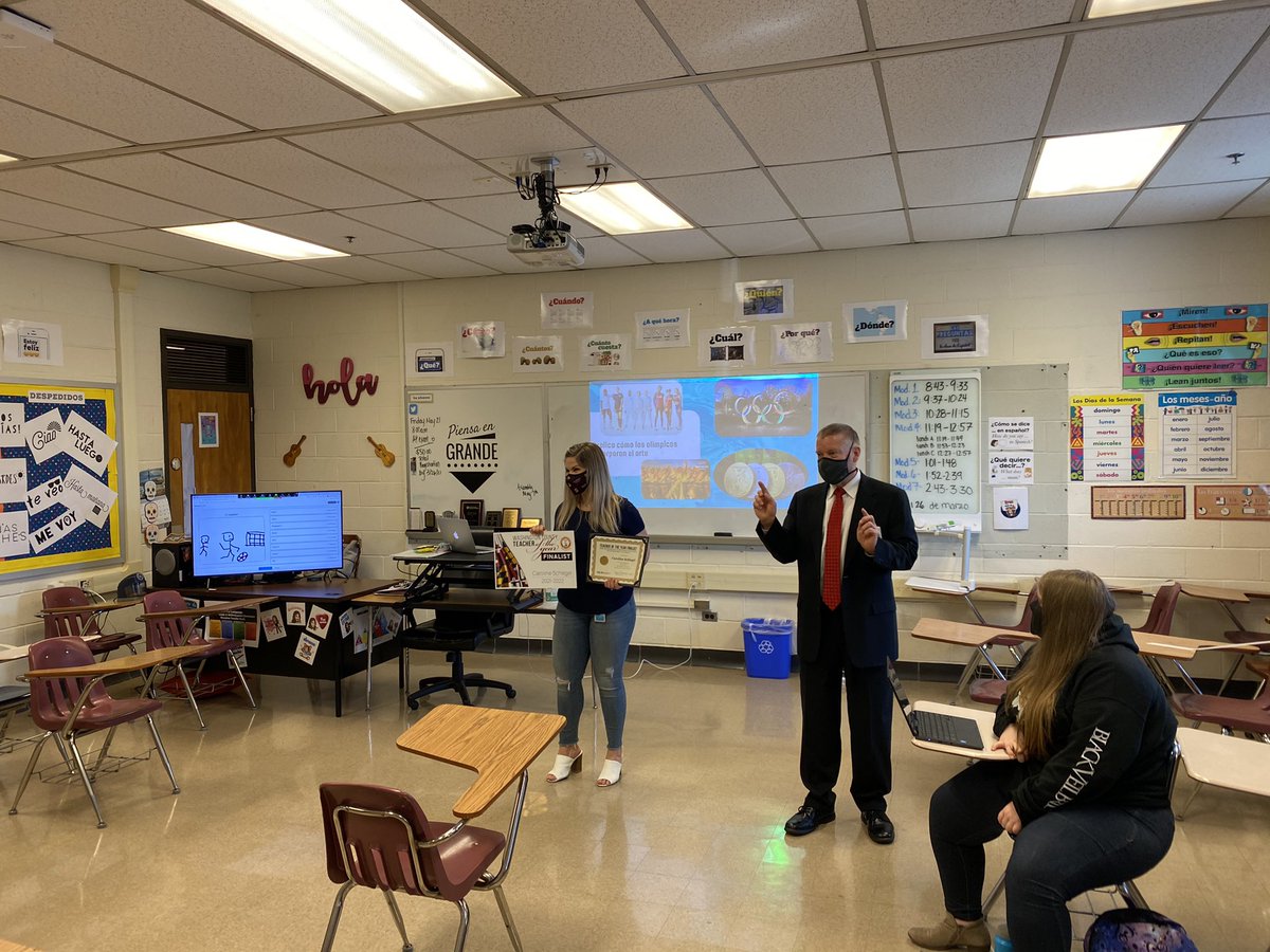 chrisclinewcps's tweet photo. I’m so excited and happy for @senoraschlegel for being named as one of our top 5 finalist for @wcpsmd Teacher of the Year. Caroline goes above &amp; beyond. Truly one of the best educators I have had the privilege of working with. Congratulations Caroline! #wcpsmd https://t.co/vRsY0cmbCp