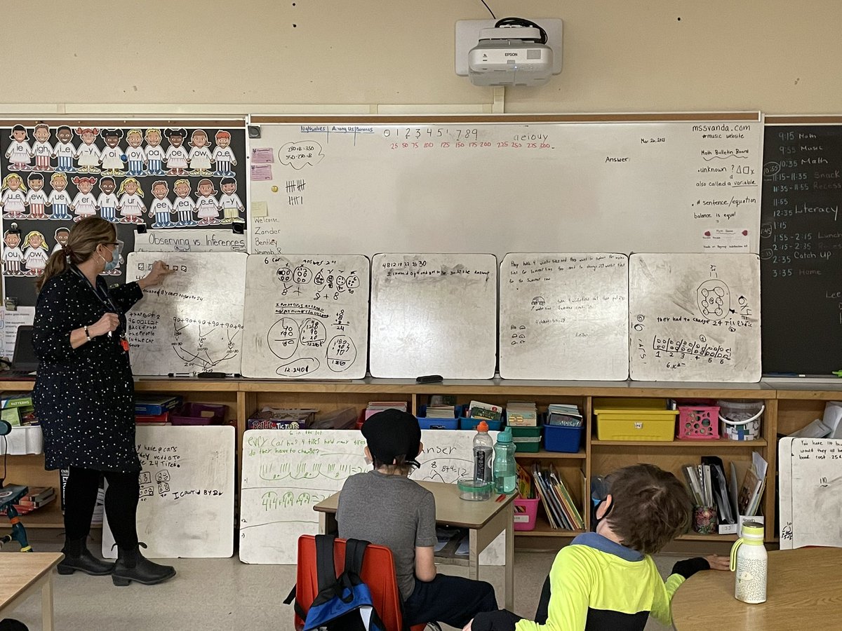igniteincite's tweet photo. Ms. Paquette’s Gr. 3/4 class exploring #doublingandhalving today for our number string then solving a story problem using multiplication strategies (with extensions) @Harriett_Todd #iafcycle @lv2learn2 @AMHazlewood @scdsbmath https://t.co/VKOeTjEQO1