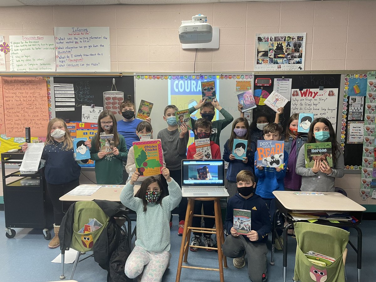 Miss_Kirch's tweet photo. Finishing Stream Week off right with sharing our favorite books in the whole wide world!! #DCSAnchors https://t.co/uqEuwJ6M6f