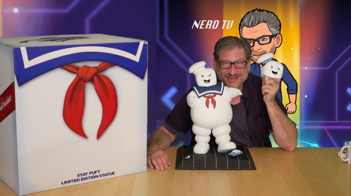 NERDtiwii's tweet photo. Neu auf NERDtv: Hier kommt der ikonische "Marshmallow Man" aus Gshostbusters, auch bekannt als "Stay Puft"!! Holy Plastic - Marshmallow Man - Ghostbusters! - Ep.17/Staffel2 https://t.co/ET1xSe0SDp via @YouTube @Ghostbusters https://t.co/iP4rul75Pz