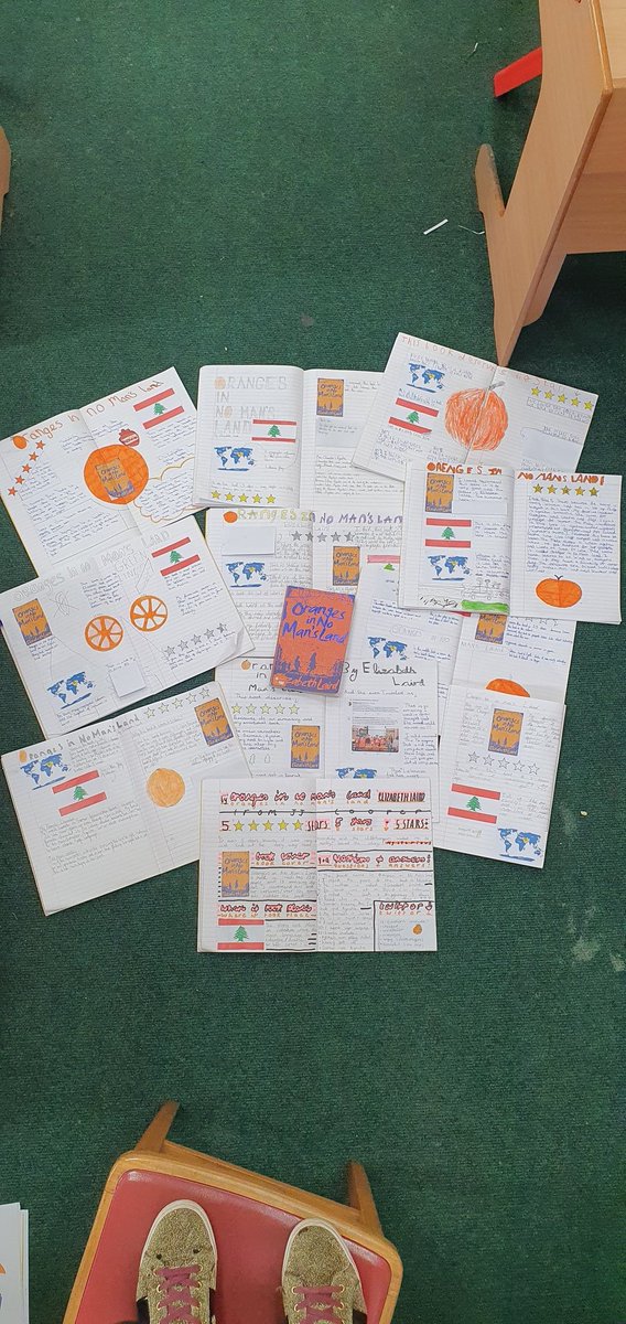 StMargarets_'s tweet photo. Year 6 loved celebrating how much they enjoyed reading Oranges in No Man's Land and produced some beautiful book reviews! #SMAlovesreading https://t.co/99K2tYKMES