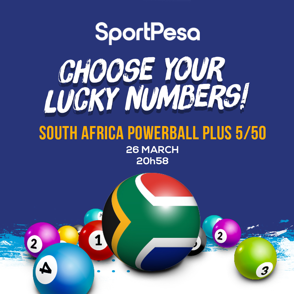 Sportpesasa S Tweet Lucky Numbers Now Live On Sportpesa Choose Your Lucky Numbers For Today S South Africa Powerball Plus 5 50 And You Could Win Play Here Trendsmap