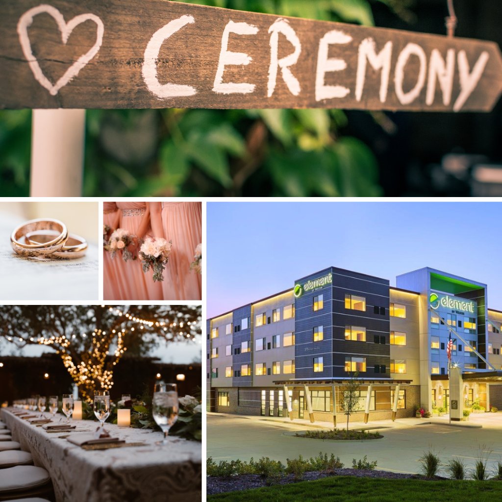 ElementWDM's tweet photo. It's almost #weddingseason and we know you're planning like crazy! Venues are selected, color schemes picked, don't forget to block your discounted rooms at Element West Des Moines! Call today or visit our website and submit an online request! https://t.co/BHhyHSkRdG
